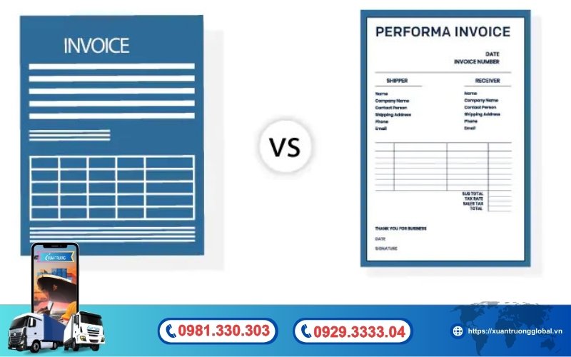 Phân biệt Proforma invoice và Commercial Invoice