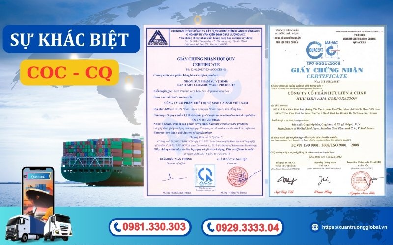 CQ và COC thực sự có sự khác biệt quan trọng