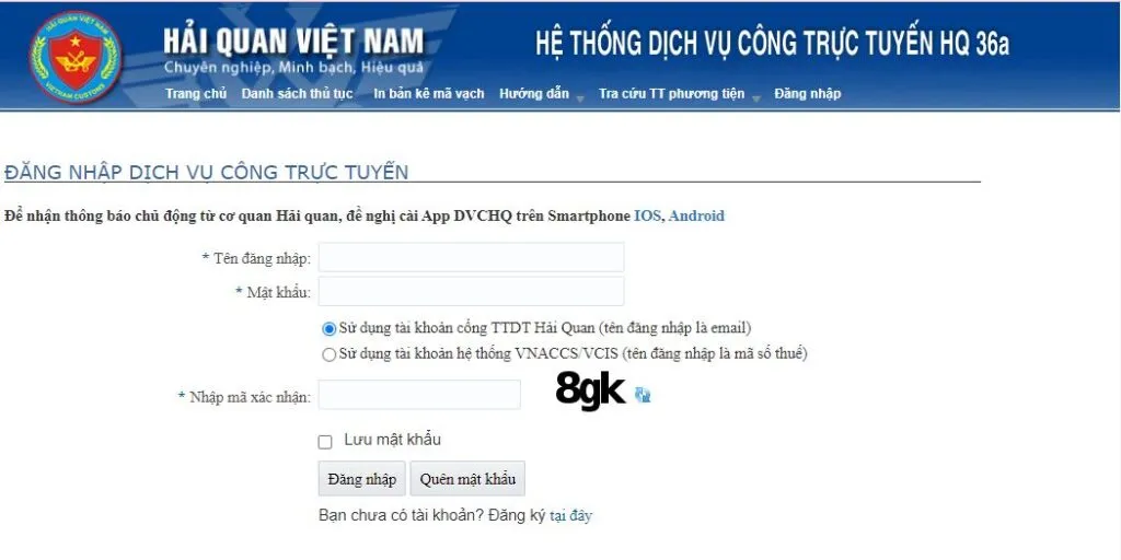 Lấy số định danh trên dịch vụ công trực tuyến