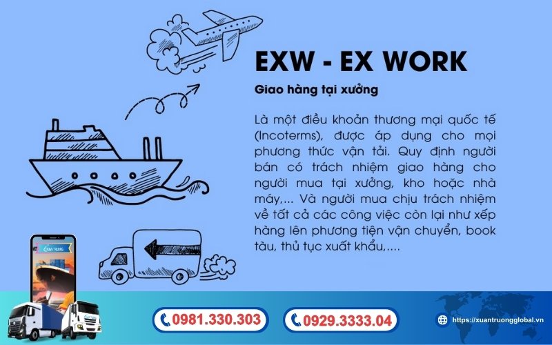 Điều kiện EXW là gì