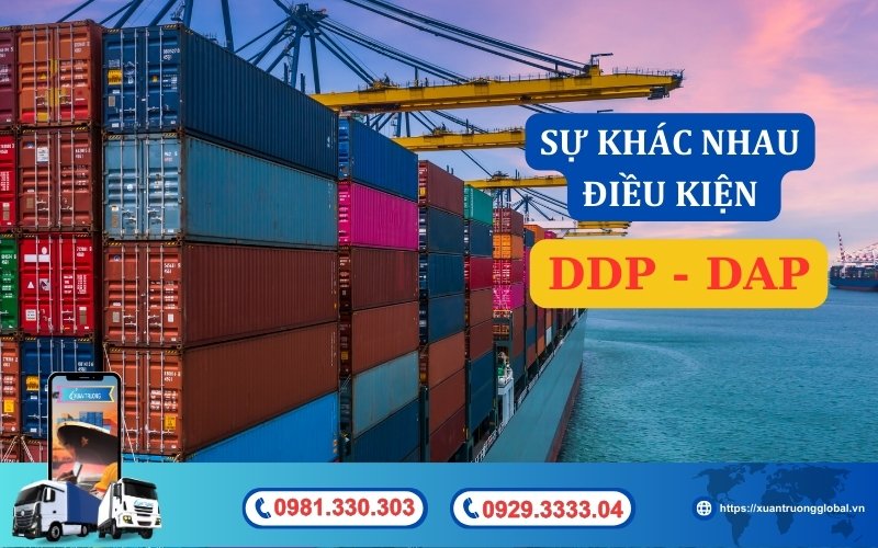 Phân biệt giữa điều kiện DDP và DAP 