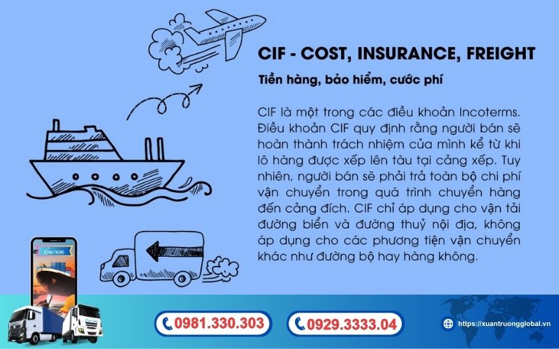 Điều kiện CIF là gì