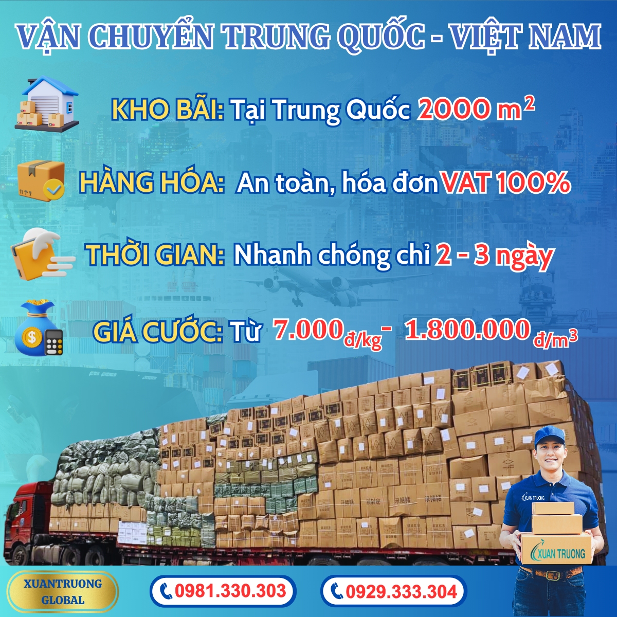 Vận chuyển hàng Trung Quốc